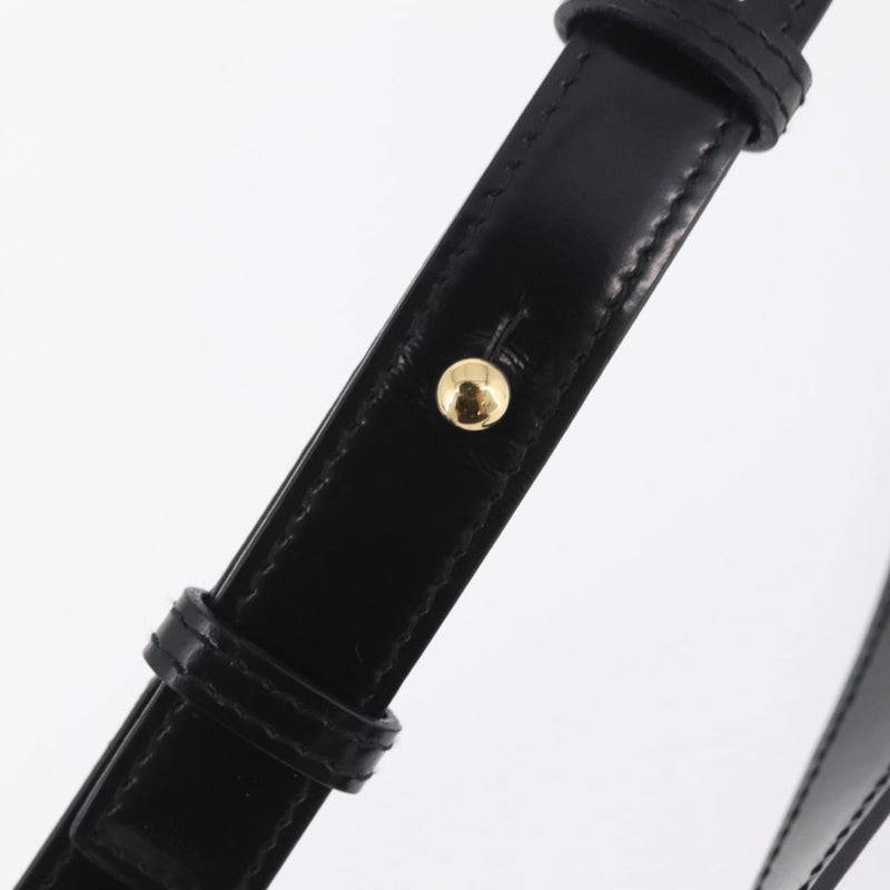 Celine Vintage Horse Carriage C Macadam Canvas And Leather Black Bag