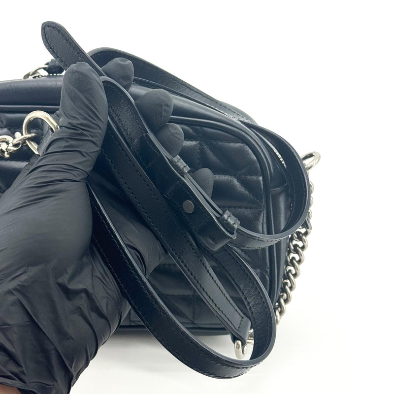 Gucci Gg Marmont Matelasse Leather Black Bag