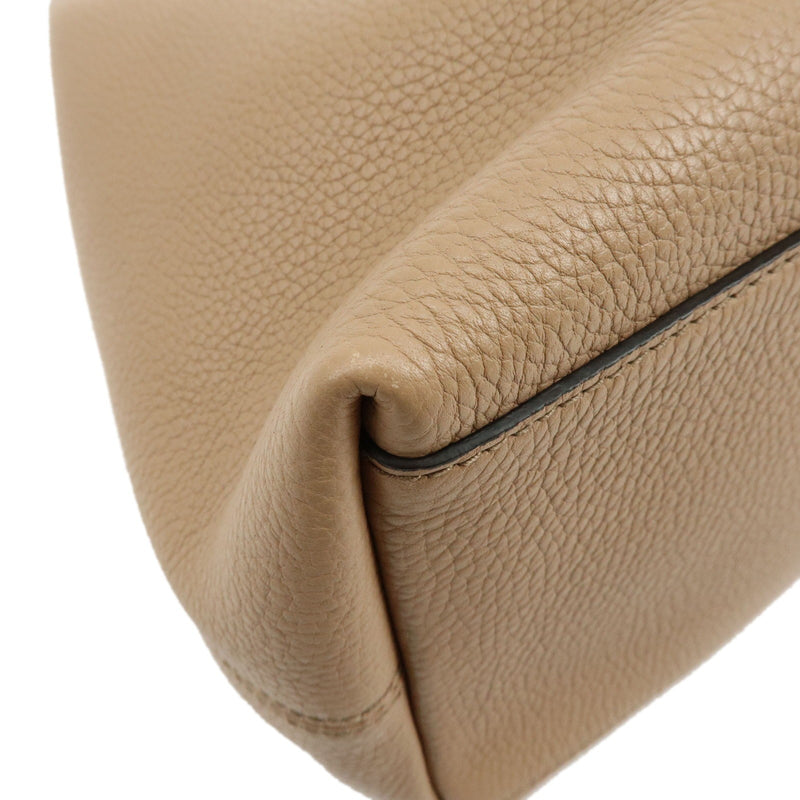 Gucci Soho Chain Strap Leather Beige Bag