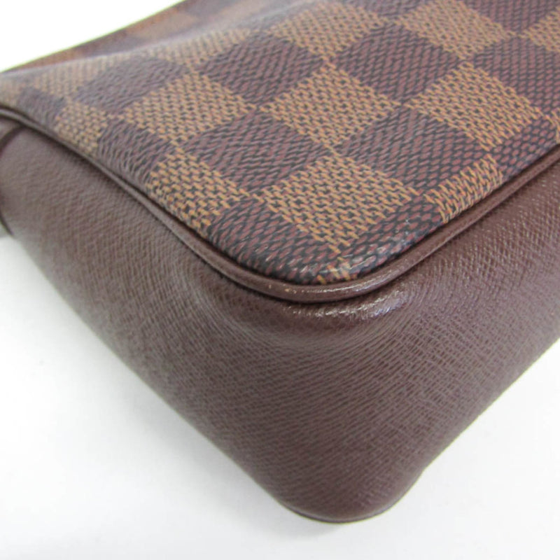Louis Vuitton Trousse Make Up Damier Brown Canvas Bag