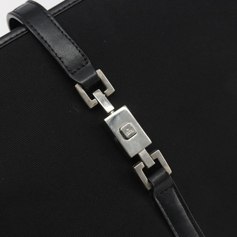 Gucci Jackie Gg Canvas Black Bag