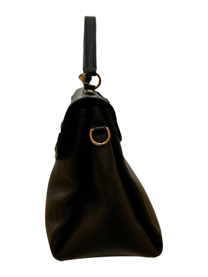 Louis Vuitton Georges Monogram Empreinte Leather Black Bag