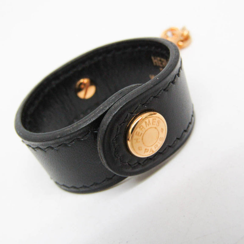 Hermes Vintage Glove Holder Leather With Metal Multicolour
