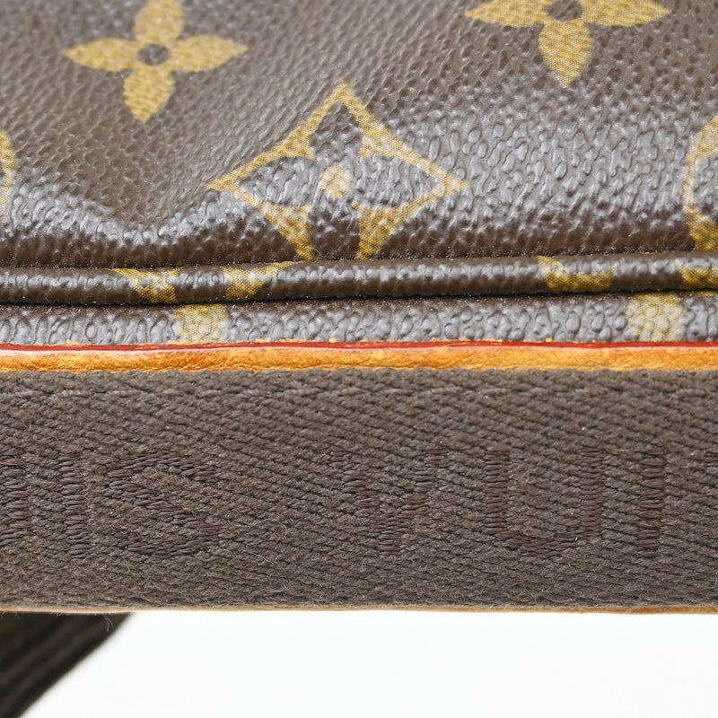 Louis Vuitton Trotteur Beaubourg Monogram Canvas Brown Bag