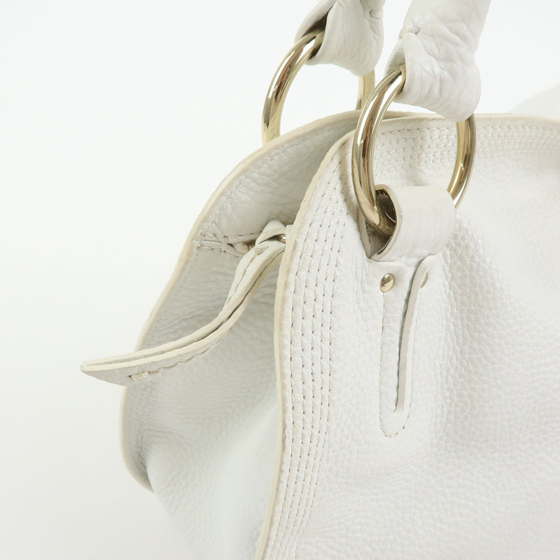 Celine Bittersweet Leather White Bag