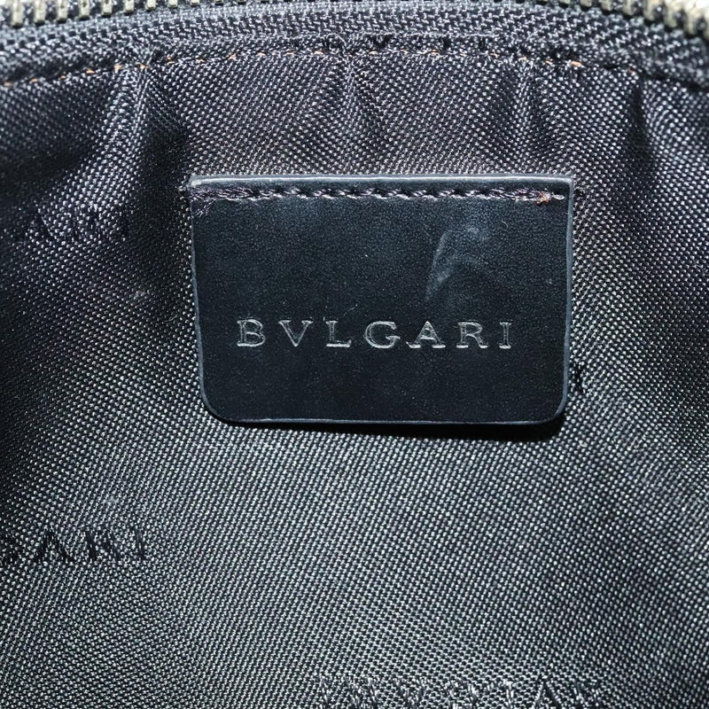 Bvlgari Logomania Canvas Black Bag
