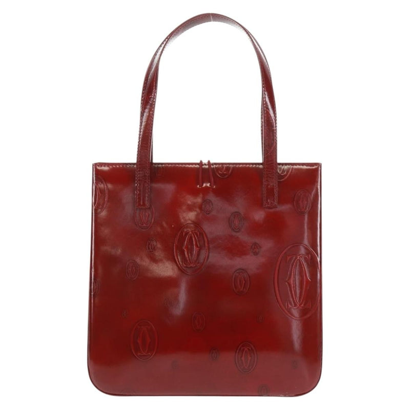 Cartier Happy Birthday Patent Leather Red Patent_leather Bag
