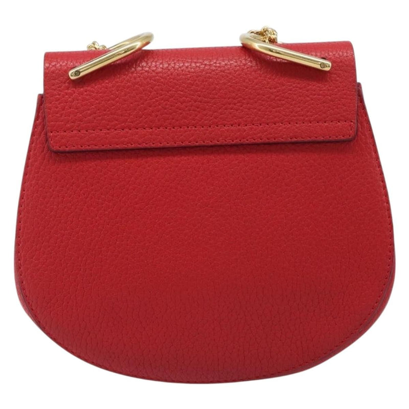 Chloe Drew Leather Red Bag