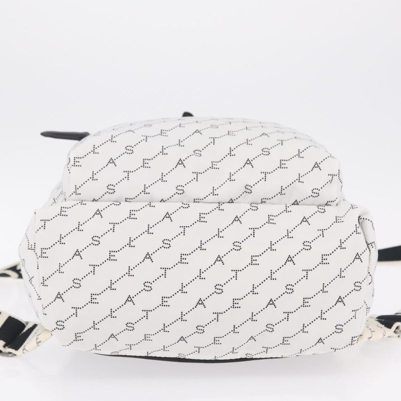 Stella Mccartney Falabella Go Monogram Canvas White Nylon Bag