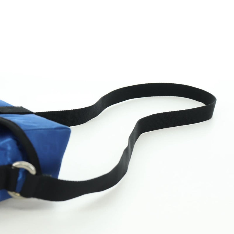 Gucci Off The Grid Buckle Messenger Gg Econyl Blue Canvas