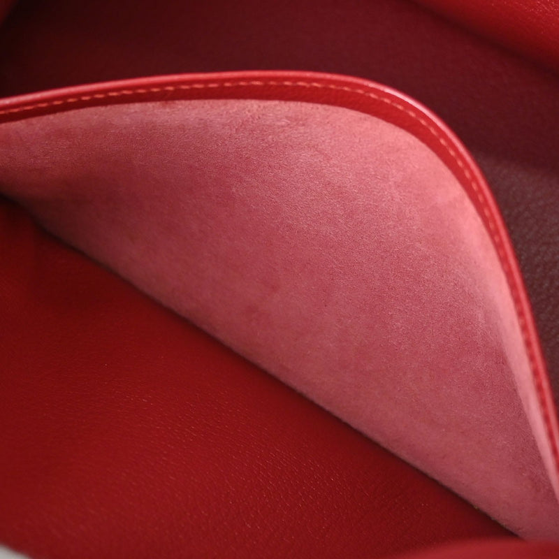 Hermes Birkin Red Togo With Palladium Hardware Leather Bag