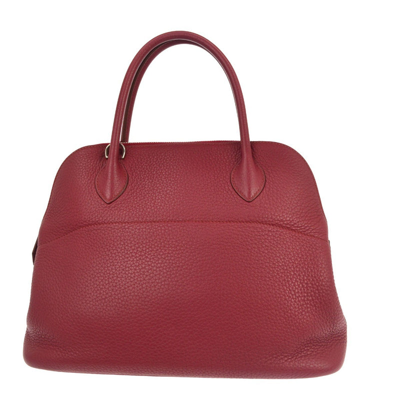 Hermes Bolide Clemence Red Leather Bag