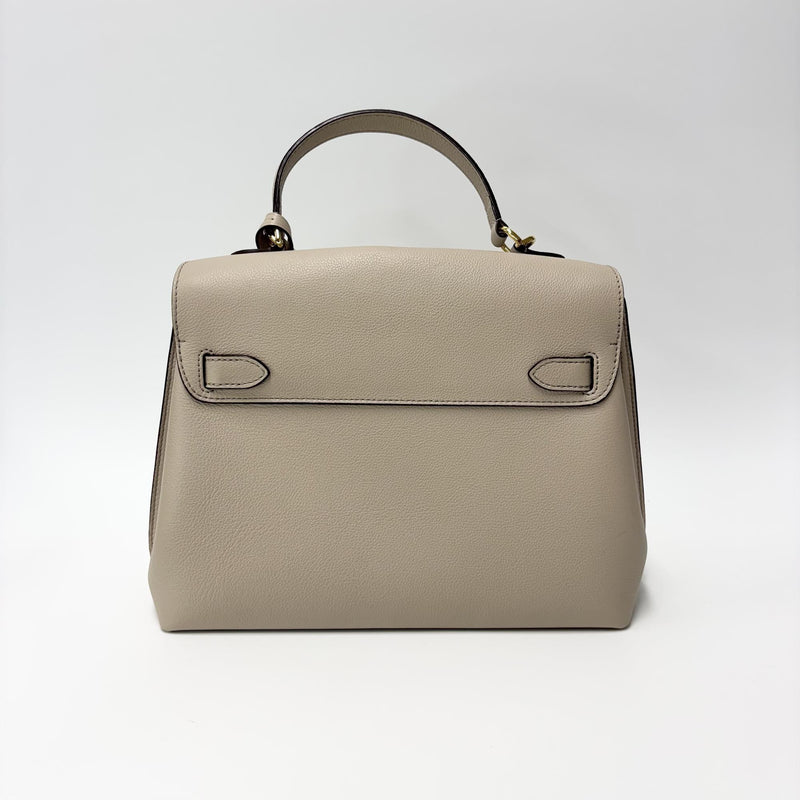 Louis Vuitton Lockme Ever Leather Beige Bag