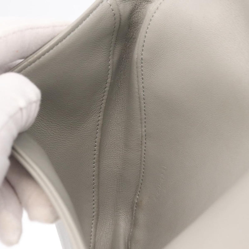 Celine Triangle Leather Gray Bag