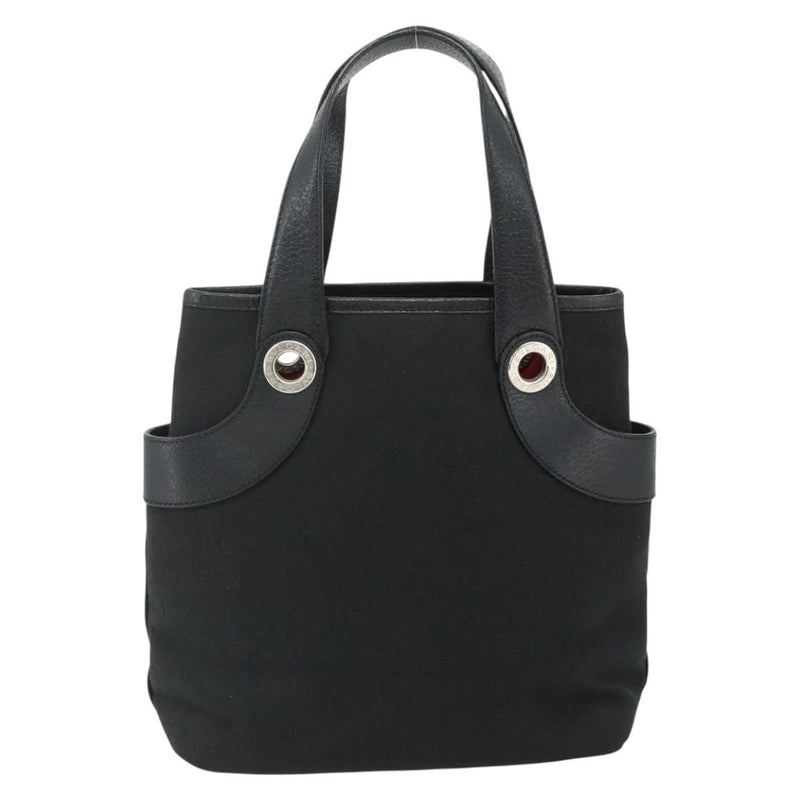Bvlgari Logomania Canvas Black Bag