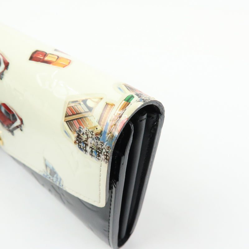 Louis Vuitton Sarah Wallet Nm Limited Edition Stickers Monogram Vernis Multicolour Patent_leather