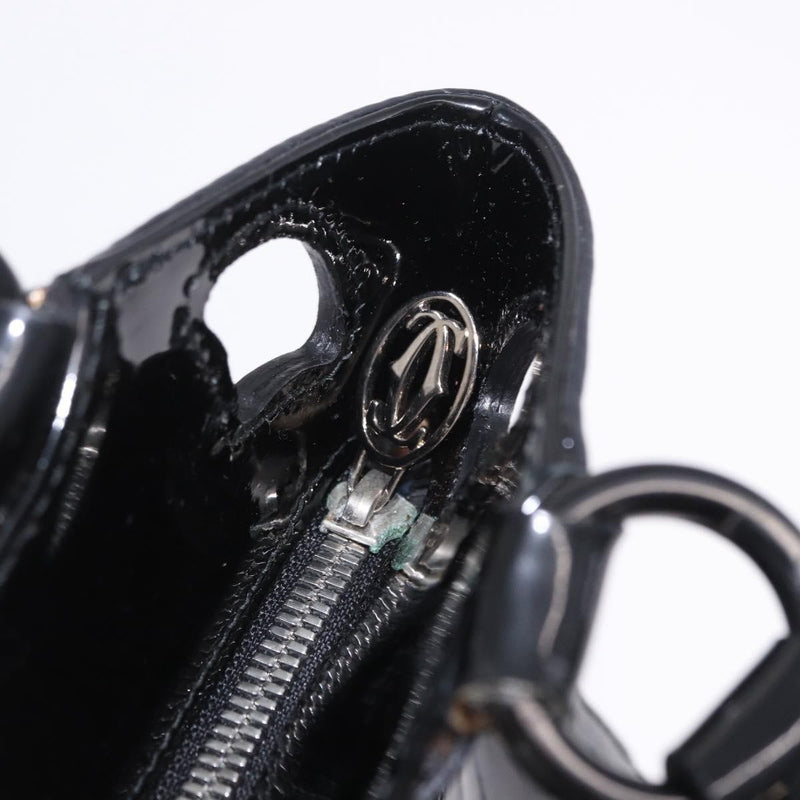 Cartier Marcello Patent Leather Black Patent_leather Bag