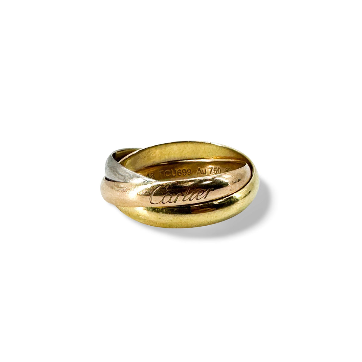Cartier Trinity 18k Tricolor Gold Bijoux