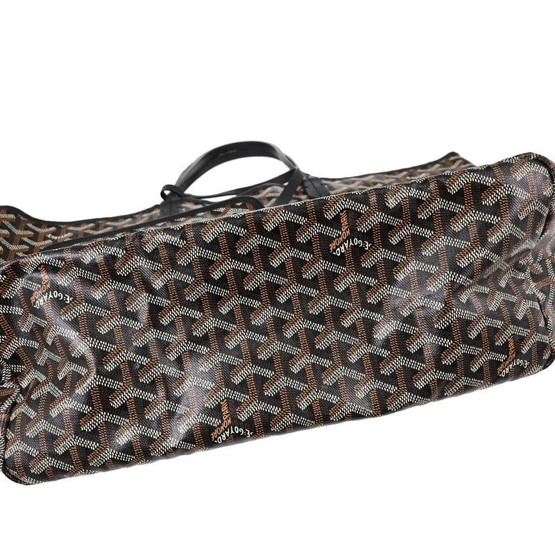 Goyard Saint Louis Coated Canvas Black Bag