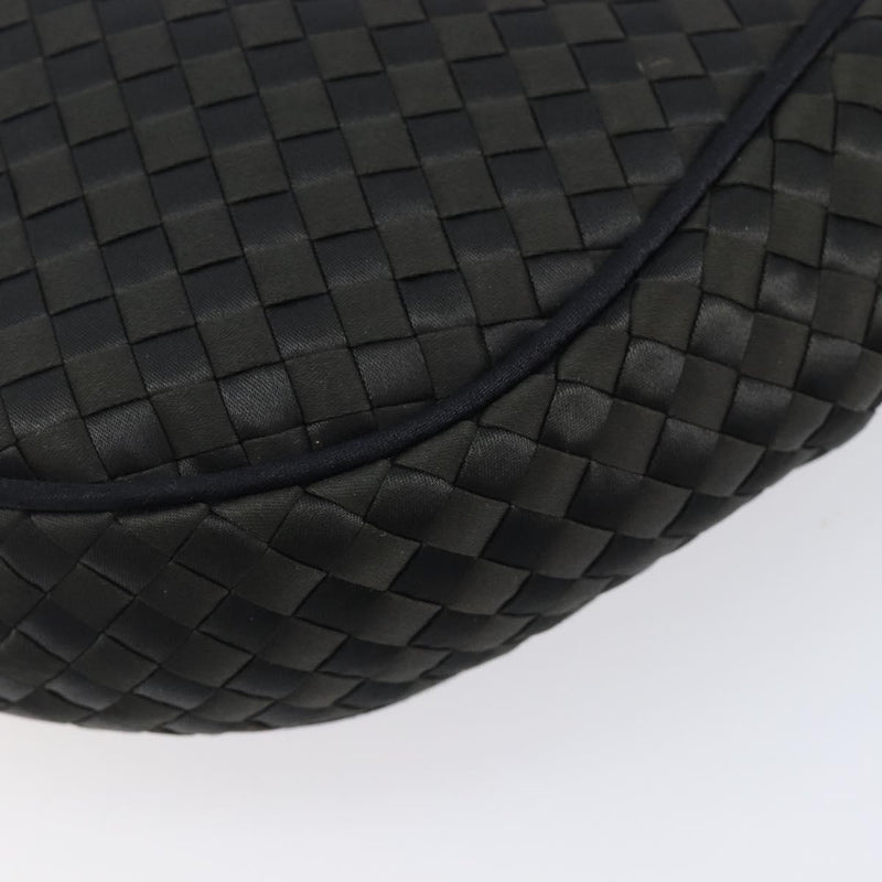 Bottega Veneta Vintage Intrecciato Hobo Nylon Black