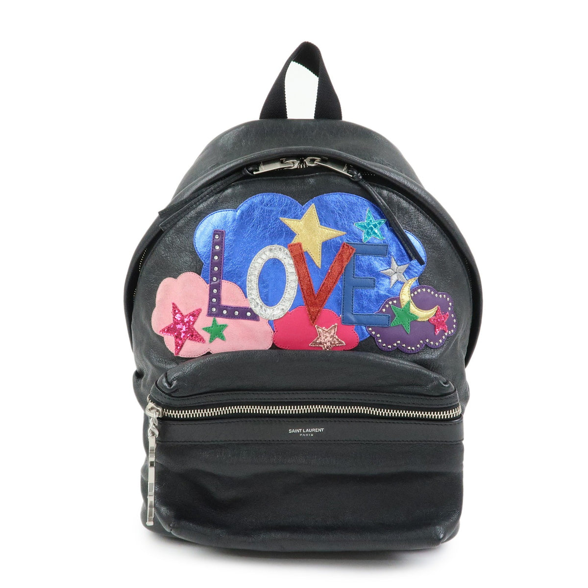 Saint Laurent City Patchwork Leather Black Bag