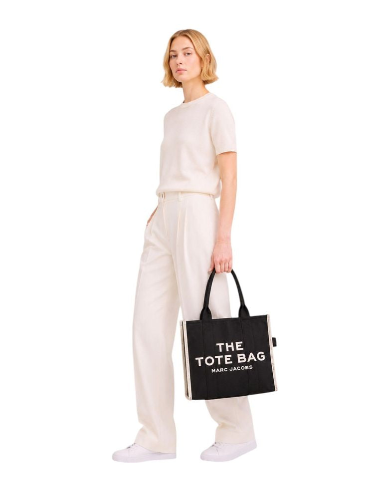 Marc Jacobs Tote Bag — Black Cotton
