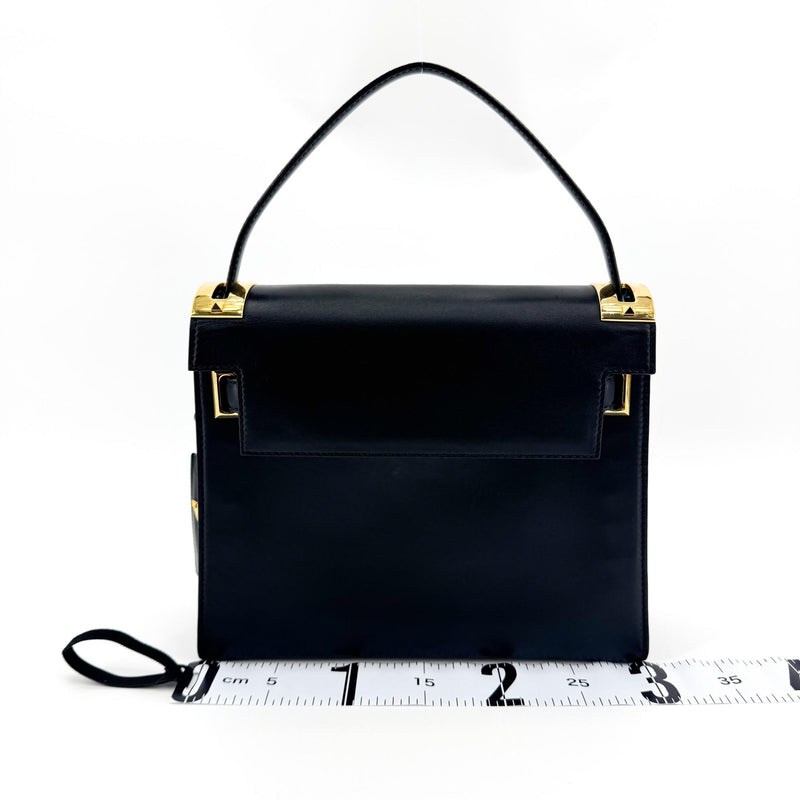 Valentino Garavani My Rockstud Satchel Leather Black