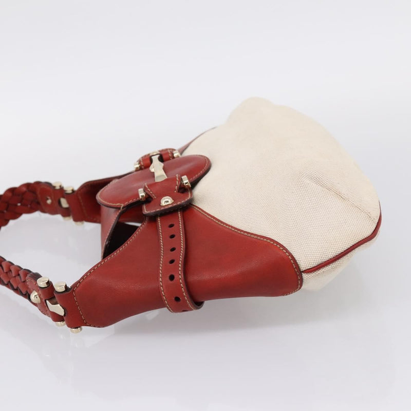 Gucci Horsebit Gg Canvas And Leather Beige Bag