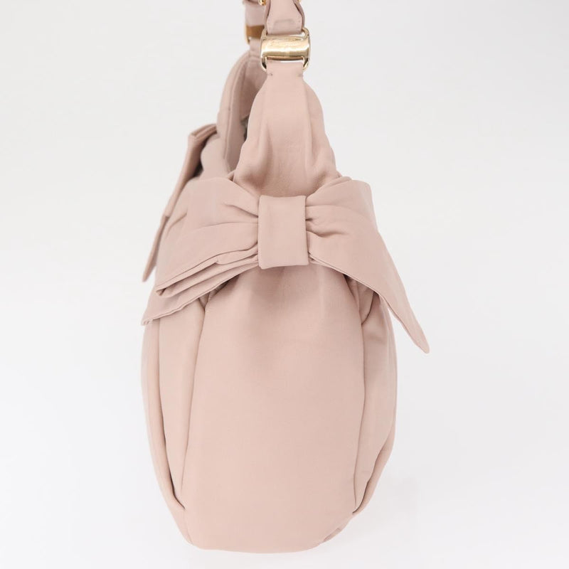 Salvatore Ferragamo Vala Leather Pink Bag