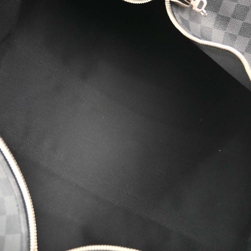 Louis Vuitton Keepall Bandouliere Damier Graphite Gray Canvas Bag