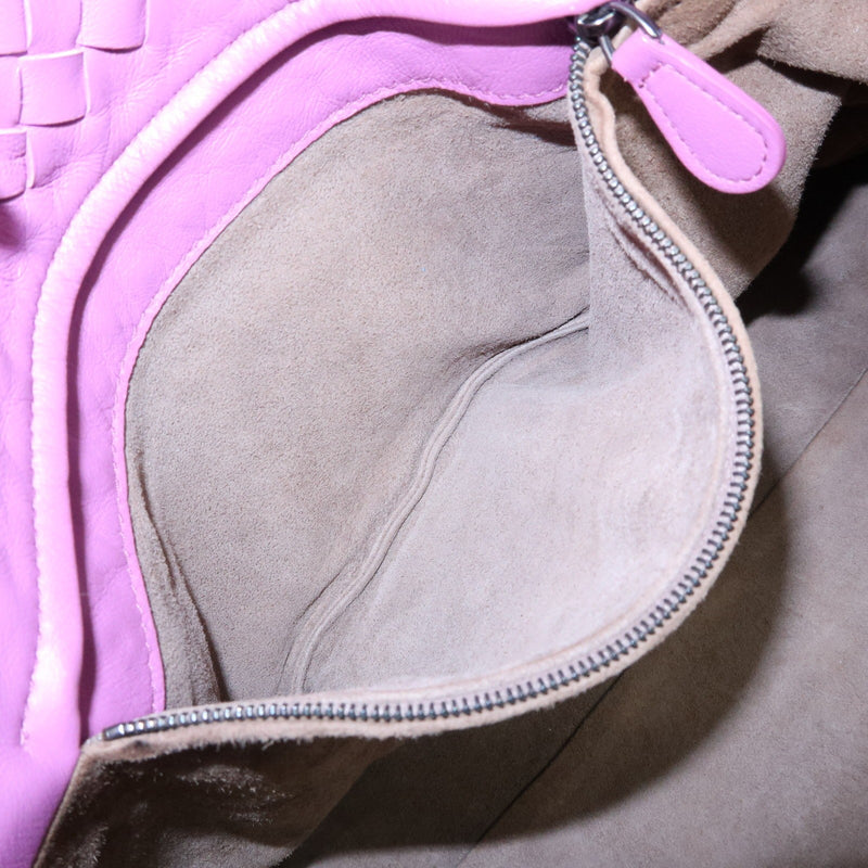 Bottega Veneta Garda Intrecciato Nappa Purple Leather Bag