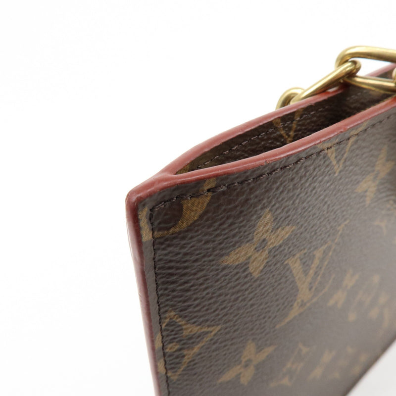 Louis Vuitton Legacy Chain Clutch Monogram Canvas Brown