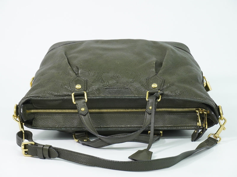 Louis Vuitton Stellar Mahina Leather Khaki Bag