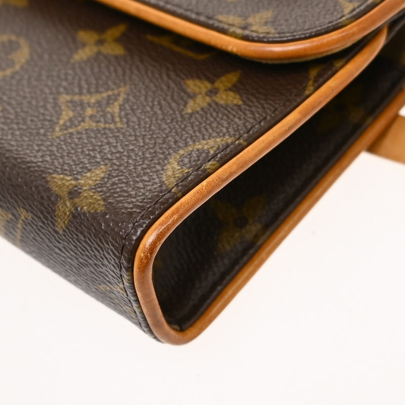 Louis Vuitton Florentine Waist Monogram Canvas Brown Bag