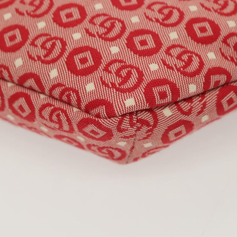 Gucci Childrens Belt Printed Gg Coated Canvas Red Bag
