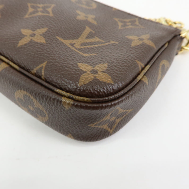 Louis Vuitton Pochette Accessoires Monogram Canvas Brown Bag