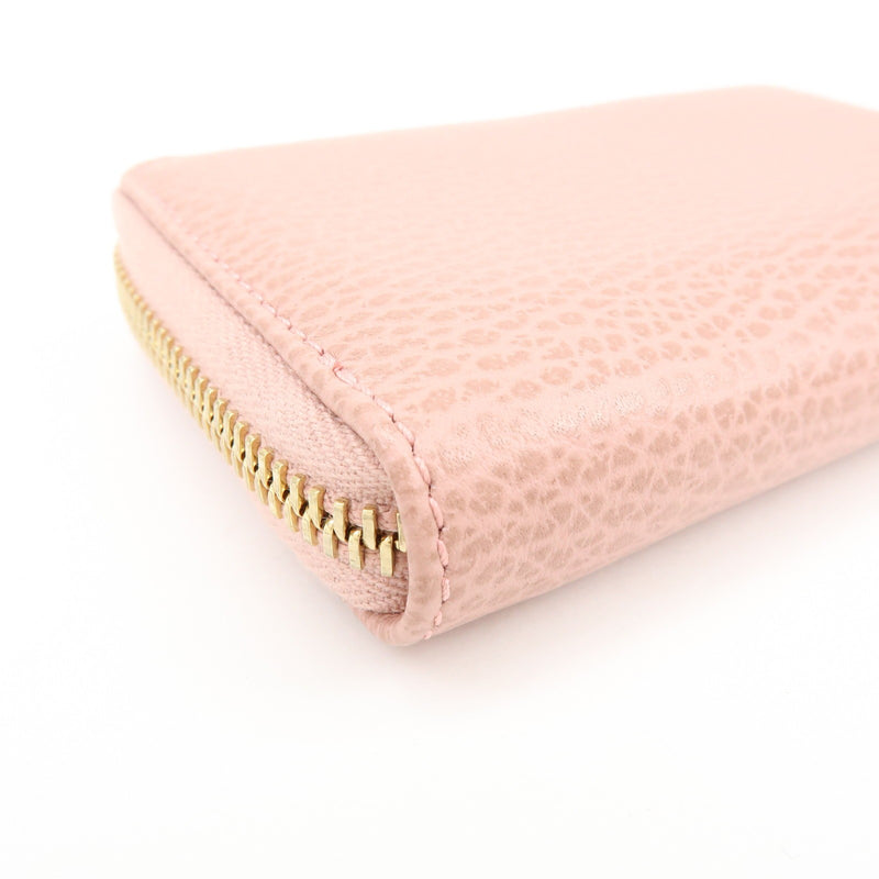 Gucci Swing Zip Around Leather Pink Accessory