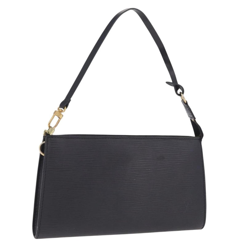 Louis Vuitton Pochette Accessoires Epi Leather Black Bag