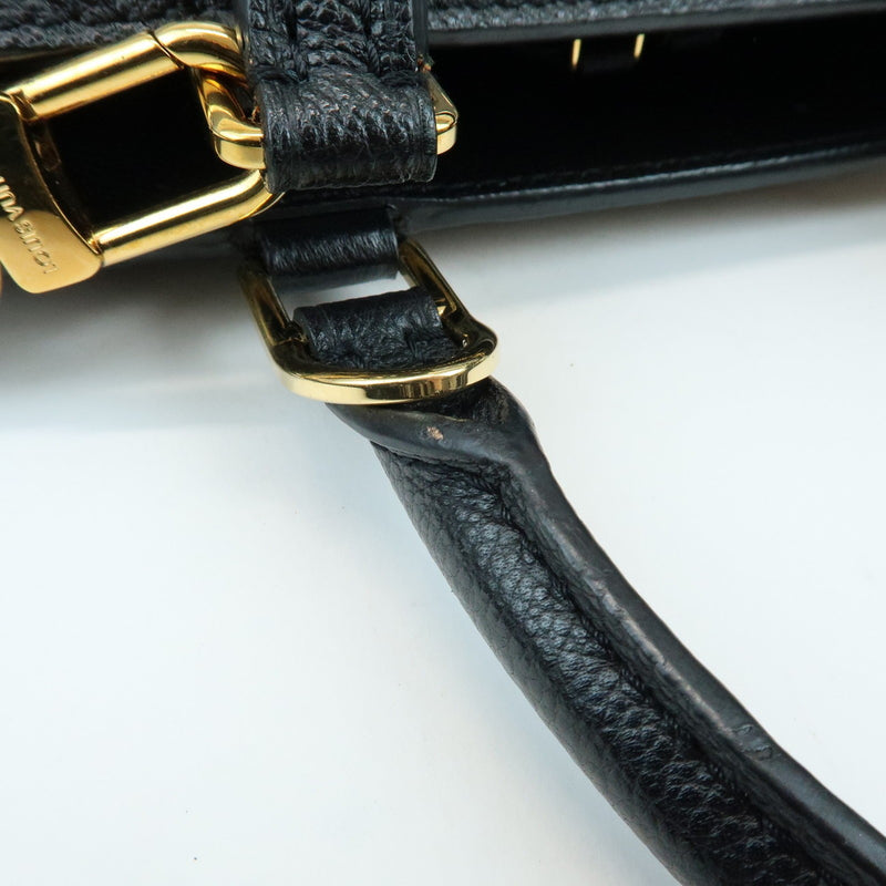 Louis Vuitton Vosges Whipstitch Monogram Empreinte Leather Black Bag