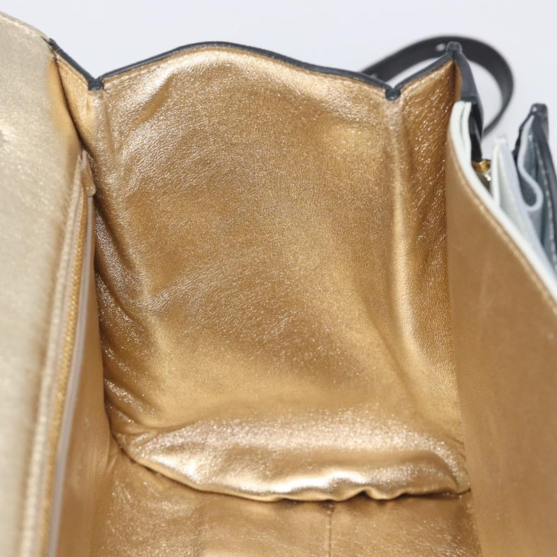 Salvatore Ferragamo Sofia Rainbow Saddle Leather Black Bag