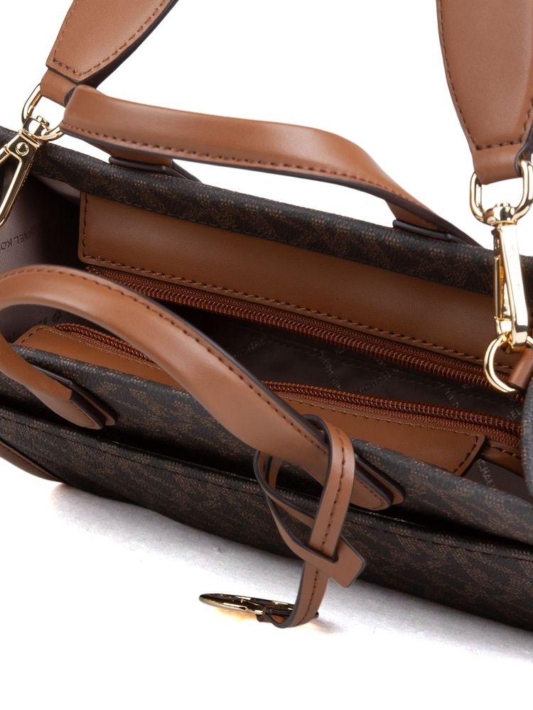 Michael Kors Tote Bag — Brown 89.coated Canvas