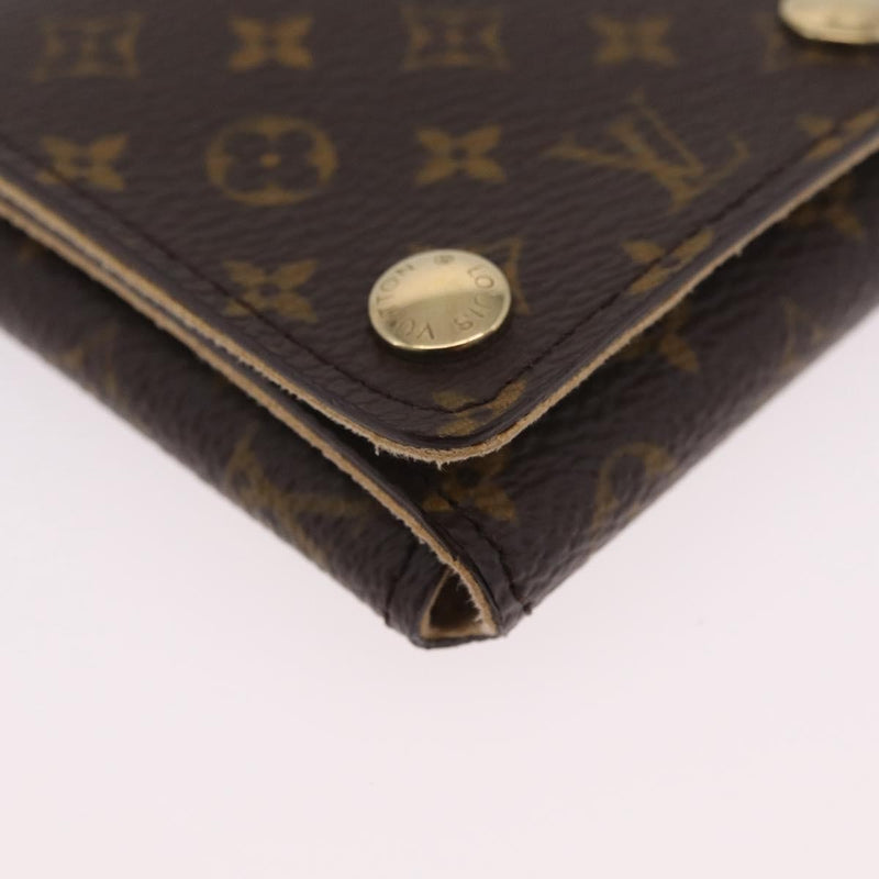 Louis Vuitton Folding Jewelry Case Monogram Canvas Brown Accessory