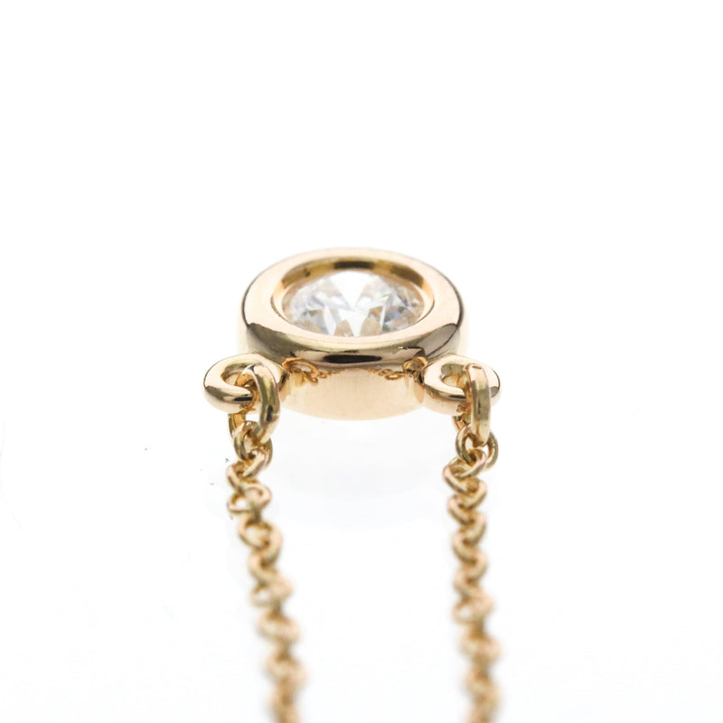 Tiffany & Co. Elsa Peretti Diamonds By The Yard Pendant 18k Rose Gold With Pear-Shaped Diamond Pink_gold Bijoux