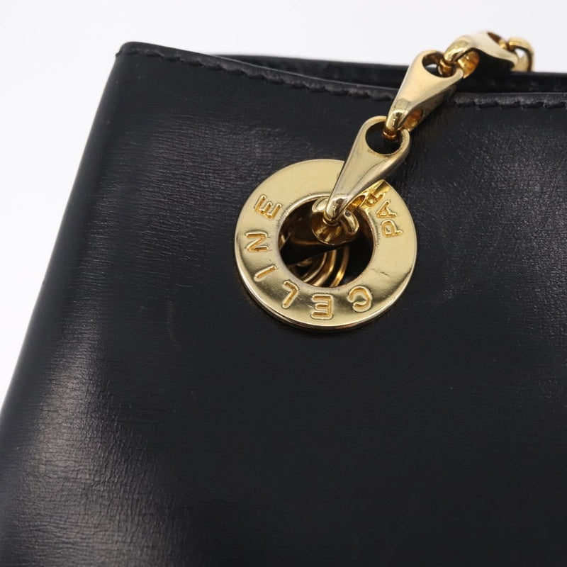 Celine Shoulder Leather Black Bag