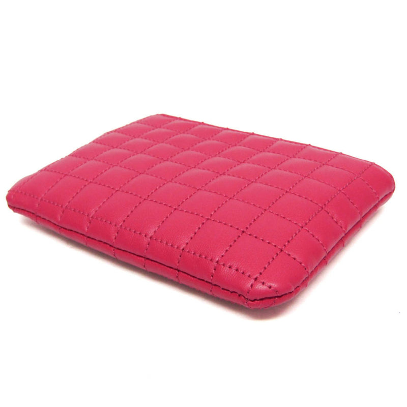 Celine C Charm Quilted Leather Pink Bag