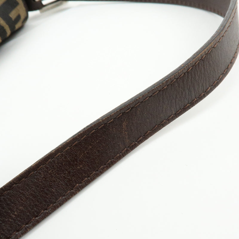 Fendi Mamma Baguette Monogram Canvas Brown Bag