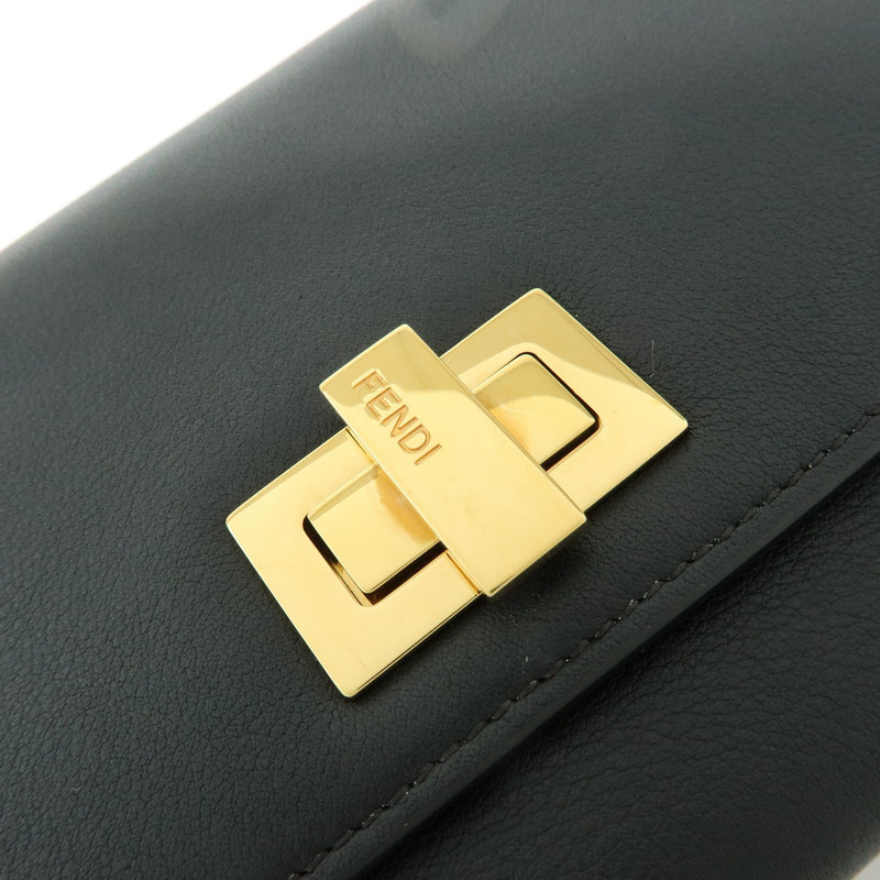 Fendi Selleria Peekaboo Leather Black Accessory