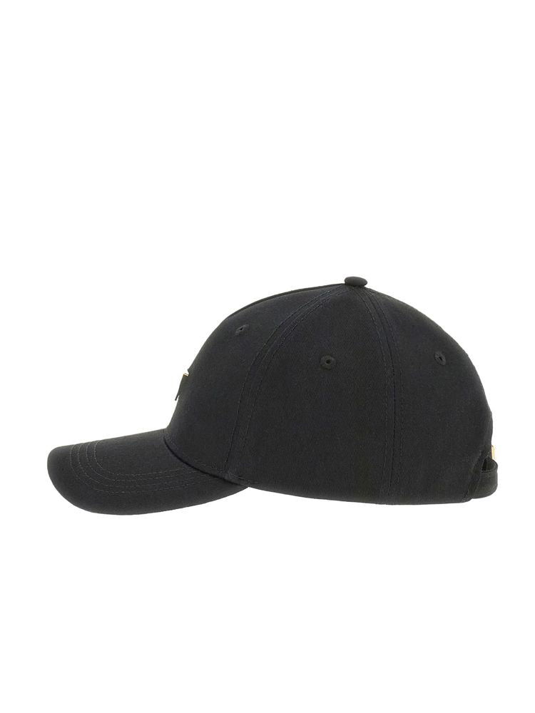 Guess Aw5608 Cotton Gabardine Baseball Cap — Black Caps