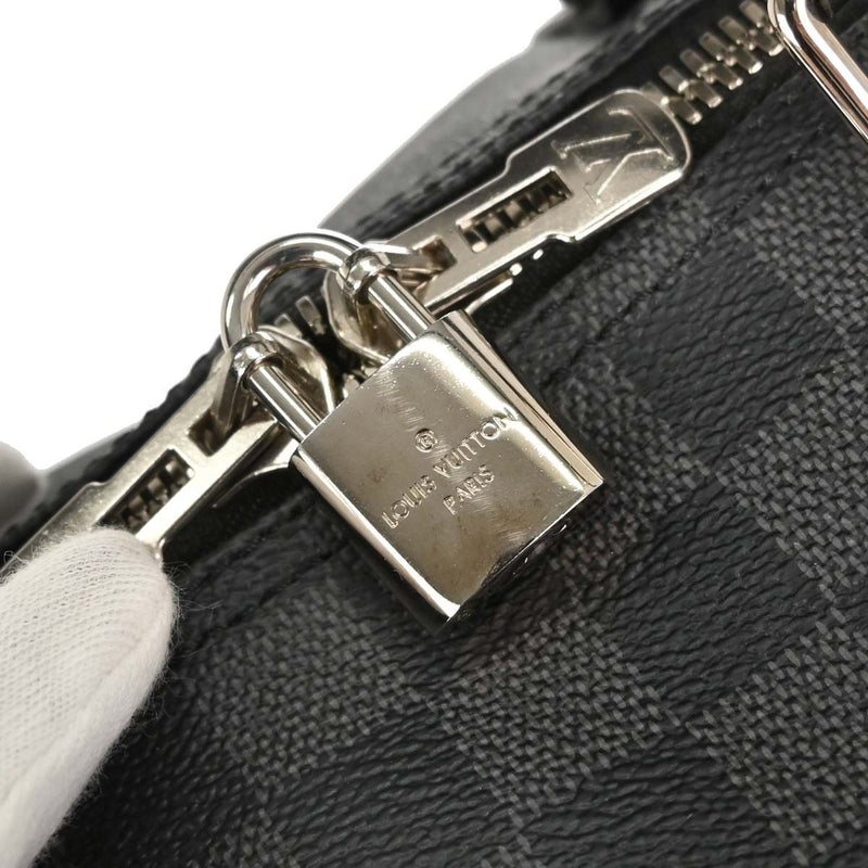 Louis Vuitton Keepall Bandouliere Damier Graphite Gray Canvas Bag