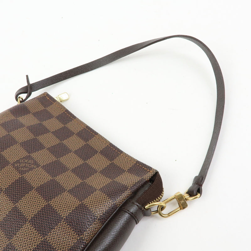 Louis Vuitton Trousse Make Up Damier Brown Canvas Bag